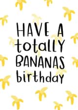 bananas happy Birthday Card 10840 created by Nutmeg and Arlo