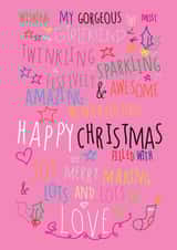 girlfriend xmas Christmas Card 27962 created by Love and Happy Stuff