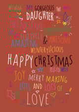 xmas merry Christmas Card 5622 created by Love and Happy Stuff