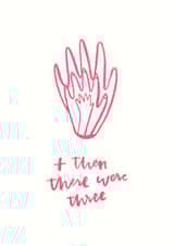 newborn pregnant New Baby Card 4456 created by Bee Davies