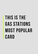 gas station Birthday Card 33518 created by Man Cards