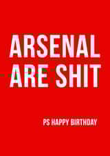 This card is guaranteed to make an Arsenal fan mad created by Offside Cards