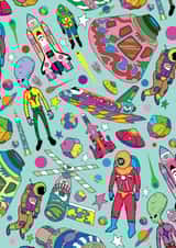 space spaceships Card 27336 created by Manic Minotaur