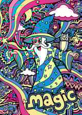 wizard birthday Card 27345 created by Manic Minotaur