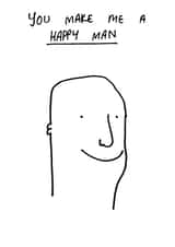 love girlfriend Anniversary Card 33180 created by Stupid Cards