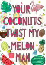 melons coconuts Card 33716 created by Miss Bespoke Papercuts