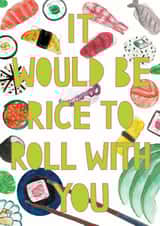 sushi hangout Card 33719 created by Miss Bespoke Papercuts