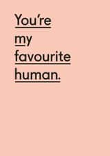 Anniversary card for your favourite human created by Twin Pines Creative