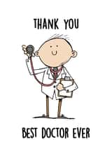 doctor thankyou Thank You Card 6834 created by Sam Williamson