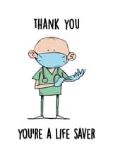 thank you Thank You Card 29044 created by Sam Williamson