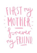 mum pink Birthday Card 10182 created by Old English Company