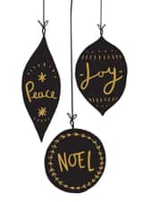 noel peace Christmas Card 10186 created by Old English Company