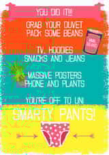 pink girl Good Luck Card 7169 created by Giddy Kipper