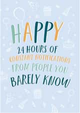 funny facebook Birthday Card 11302 created by PAPR Boutique