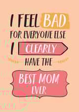 funny mom Mothers Day Card 11303 created by PAPR Boutique