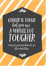 cancer sorry Thinking of you Card 11304 created by PAPR Boutique