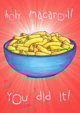 macaroni congratulations Exams Card 10989 created by Charlie - Cherry Pie Lane