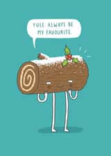 wordplay log Christmas Card 2159 created by Charly Clements