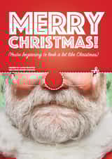 beard xmas Christmas Card 26493 created by PaperJam Print Co.