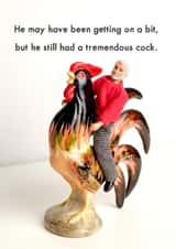 rude humour Birthday Card 11380 created by Bold & Bright Cards