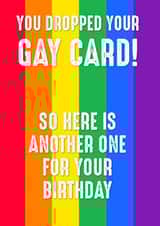 Gay humour Birthday Card 5051 created by DirtyFilthySexy