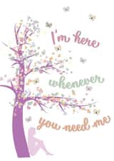 imhereforyou imherewheneveryouneedme Card 33899 created by Coastal Dreams Creations