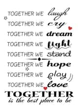 together family Card 33907 created by Coastal Dreams Creations