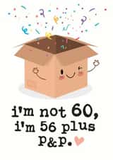 sixty 60 Birthday Card 5957 created by Mrs Best Paper Co.