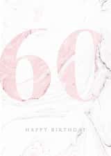 sixtieth 60 Birthday Card 4485 created by Joyful Joyful