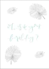 birthday plant Card 33909 created by Jess' Mess