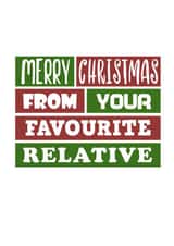 Funny Christmas Card For Family, Cheeky Wit created by SixElevenCreations