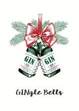 xmas gin Christmas Card 8917 created by Of Life & Lemons Ltd.