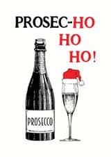 Xmas Prosecco Christmas Card 31401 created by Of Life & Lemons Ltd.