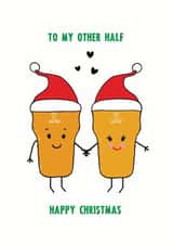 Xmas Beer Christmas Card 8919 created by Of Life & Lemons Ltd.