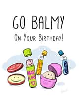 lip balm Birthday Card 1083 created by Chris Williams