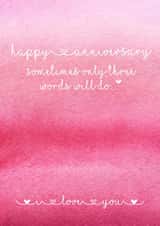 love i Anniversary Card 8724 created by Silly Sentiments