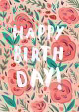 happy illustration Birthday Card 28527 created by Amy Harwood