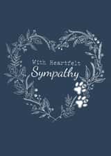 Sympathy pet Sympathy Card 11652 created by Made_by_mayfly