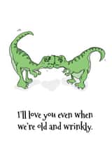 Squishy T-rex Kisses Card created by Kat Willott