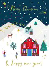 Mountain Scene Christmas Card created by Jessica Hogarth