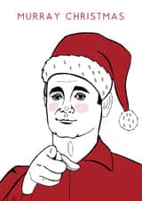 bill murray Christmas Card 28452 created by The Card Compony