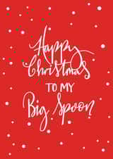 Big spoons come in especially handy on Christmas created by Naughty Nice