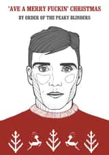 peaky blinders Christmas Card 28454 created by The Card Compony