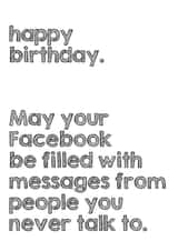 facebook funny Birthday Card 8001 created by Little Stars Prints