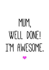 Mother's Mum Card 33974 created by Kelly Connor Designs