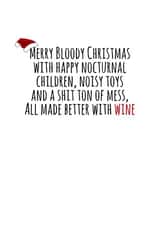 xmas funny Christmas Card 33082 created by Flamingo Lingo by Jenny