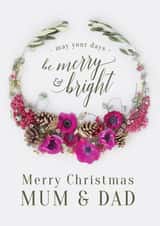 wreath may Christmas Card 30776 created by Love Lila Photography