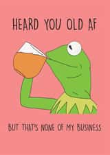 old pink Birthday Card 32608 created by See More