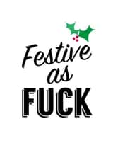 fuck funny Christmas Card 32894 created by STUDIO THIRTY TWO