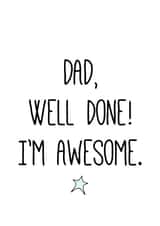 dad modern Birthday Card 33979 created by Kelly Connor Designs